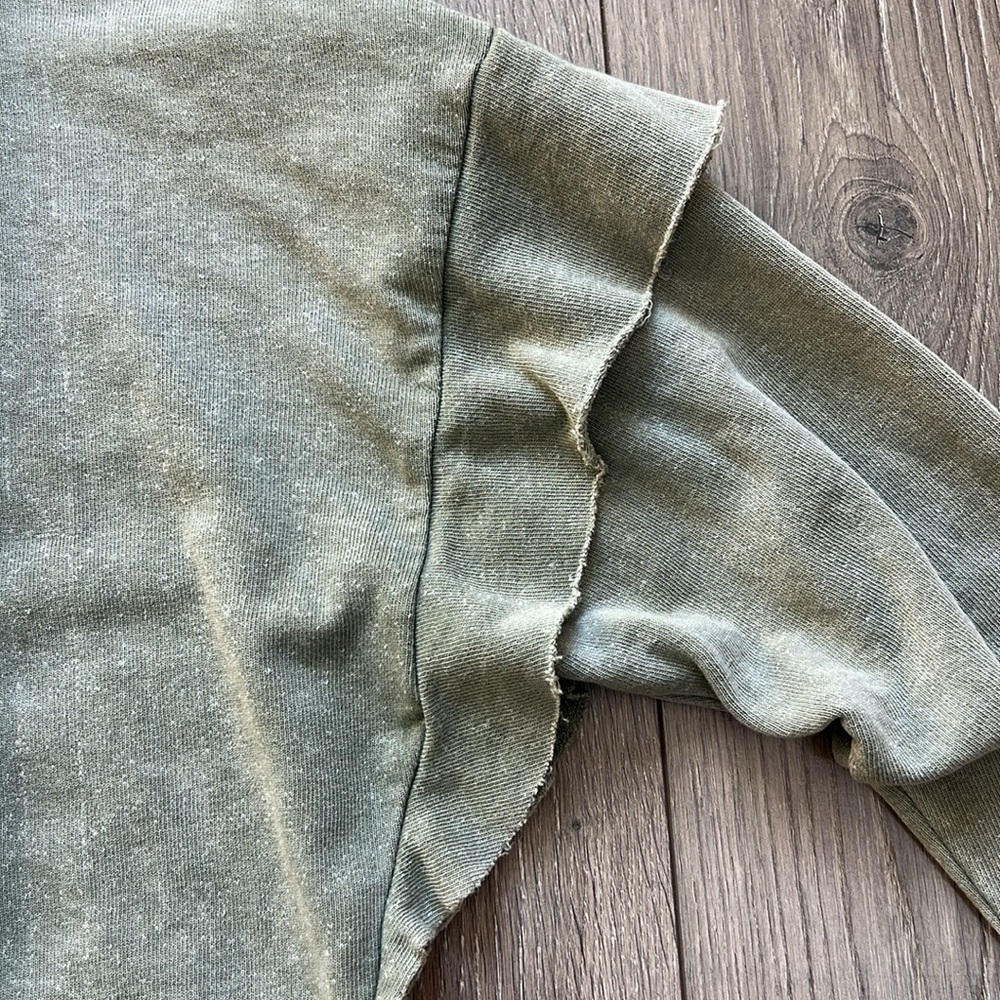 Easel, Sz M, oversized, lagenlook, loose, flowy, sage green, flounce top - Picture 10 of 10